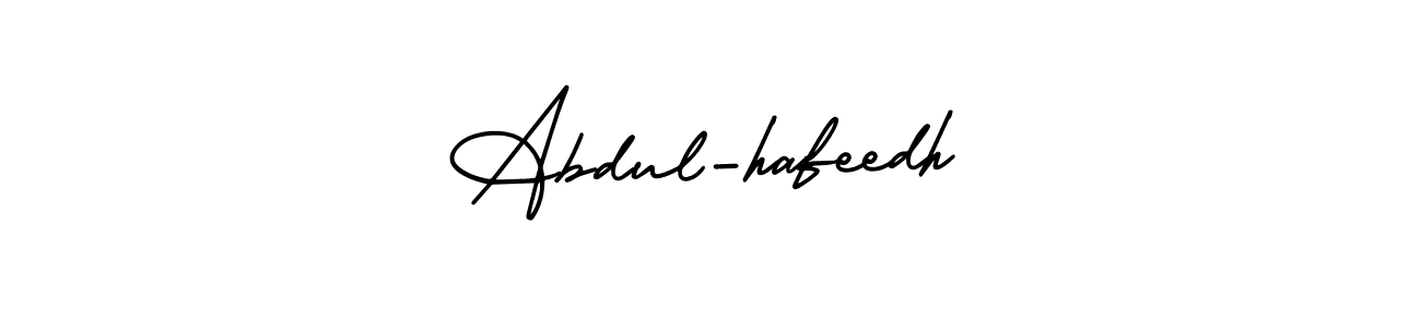 Also we have Abdul-hafeedh name is the best signature style. Create professional handwritten signature collection using AmerikaSignatureDemo-Regular autograph style. Abdul-hafeedh signature style 3 images and pictures png