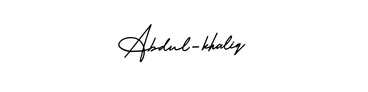 if you are searching for the best signature style for your name Abdul-khaliq. so please give up your signature search. here we have designed multiple signature styles  using AmerikaSignatureDemo-Regular. Abdul-khaliq signature style 3 images and pictures png