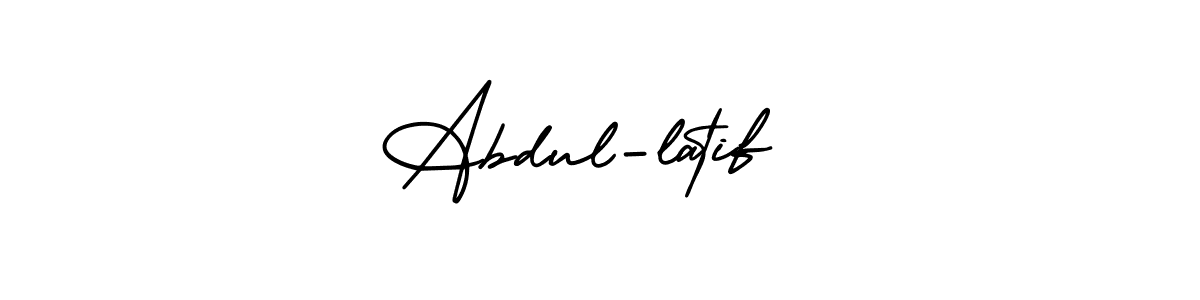 if you are searching for the best signature style for your name Abdul-latif . so please give up your signature search. here we have designed multiple signature styles  using AmerikaSignatureDemo-Regular. Abdul-latif  signature style 3 images and pictures png