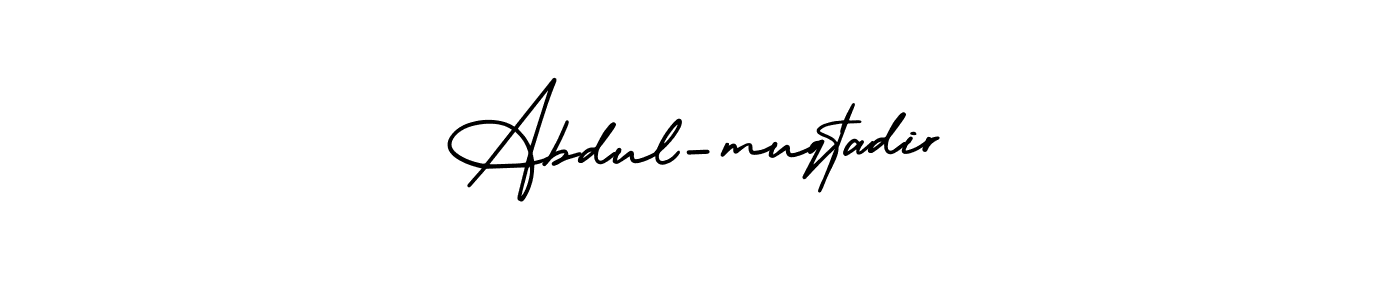 Create a beautiful signature design for name Abdul-muqtadir. With this signature (AmerikaSignatureDemo-Regular) fonts, you can make a handwritten signature for free. Abdul-muqtadir signature style 3 images and pictures png