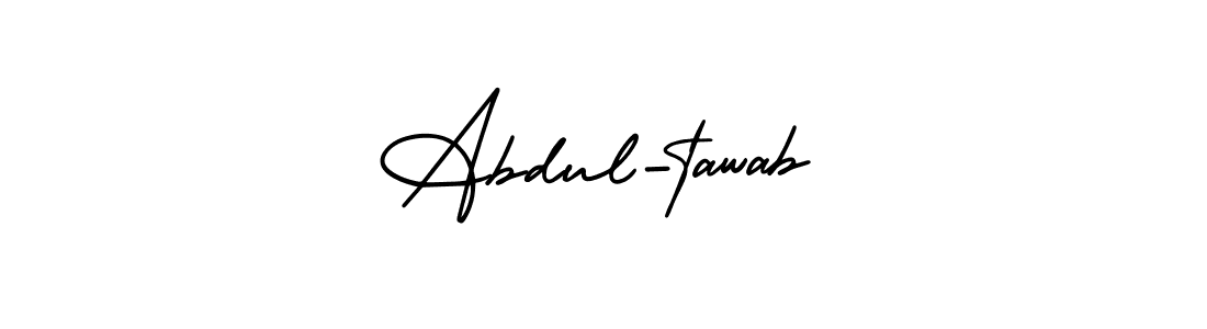 Create a beautiful signature design for name Abdul-tawab. With this signature (AmerikaSignatureDemo-Regular) fonts, you can make a handwritten signature for free. Abdul-tawab signature style 3 images and pictures png