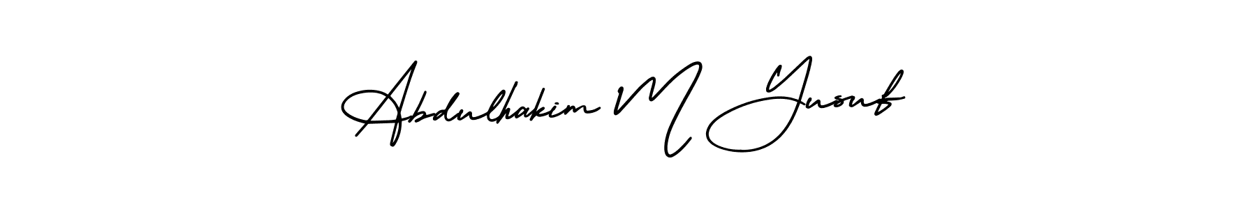 Best and Professional Signature Style for Abdulhakim M Yusuf. AmerikaSignatureDemo-Regular Best Signature Style Collection. Abdulhakim M Yusuf signature style 3 images and pictures png