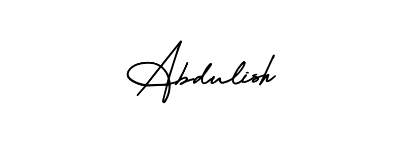 How to Draw Abdulish signature style? AmerikaSignatureDemo-Regular is a latest design signature styles for name Abdulish. Abdulish signature style 3 images and pictures png