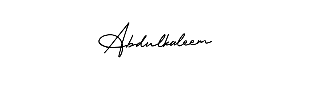 Make a beautiful signature design for name Abdulkaleem. With this signature (AmerikaSignatureDemo-Regular) style, you can create a handwritten signature for free. Abdulkaleem signature style 3 images and pictures png