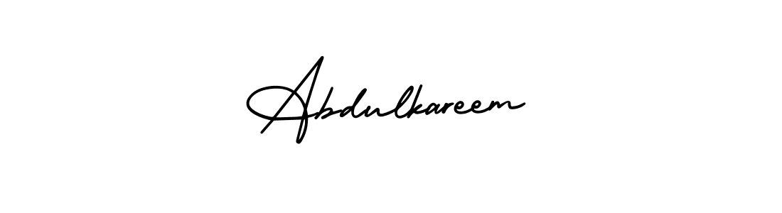 You should practise on your own different ways (AmerikaSignatureDemo-Regular) to write your name (Abdulkareem) in signature. don't let someone else do it for you. Abdulkareem signature style 3 images and pictures png
