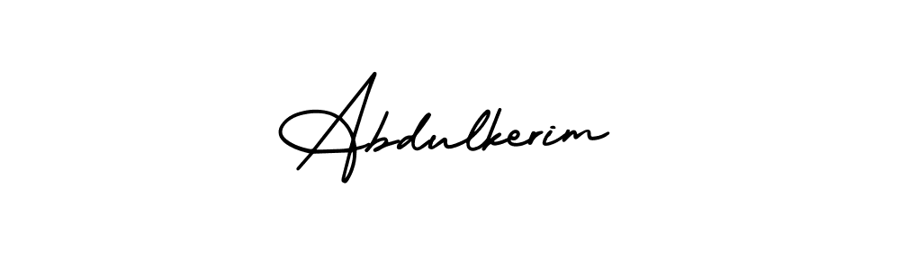 Abdulkerim stylish signature style. Best Handwritten Sign (AmerikaSignatureDemo-Regular) for my name. Handwritten Signature Collection Ideas for my name Abdulkerim. Abdulkerim signature style 3 images and pictures png