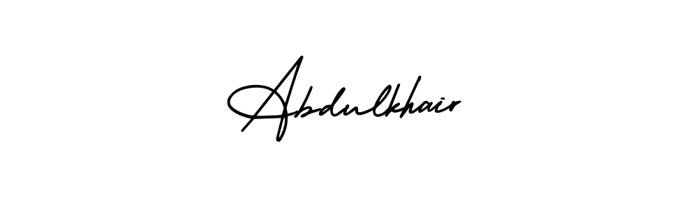 if you are searching for the best signature style for your name Abdulkhair. so please give up your signature search. here we have designed multiple signature styles  using AmerikaSignatureDemo-Regular. Abdulkhair signature style 3 images and pictures png