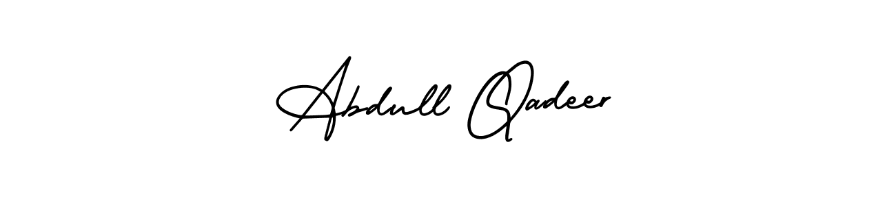 Similarly AmerikaSignatureDemo-Regular is the best handwritten signature design. Signature creator online .You can use it as an online autograph creator for name Abdull Qadeer. Abdull Qadeer signature style 3 images and pictures png