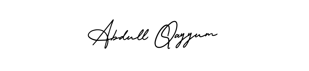 Best and Professional Signature Style for Abdull Qayyum. AmerikaSignatureDemo-Regular Best Signature Style Collection. Abdull Qayyum signature style 3 images and pictures png