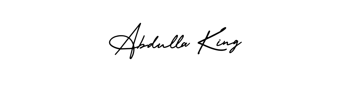 Similarly AmerikaSignatureDemo-Regular is the best handwritten signature design. Signature creator online .You can use it as an online autograph creator for name Abdulla King. Abdulla King signature style 3 images and pictures png