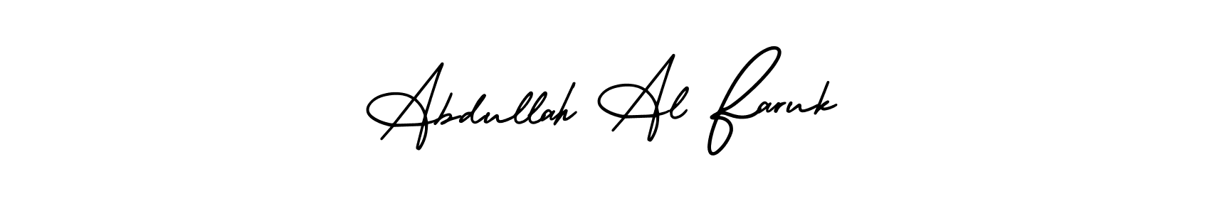 Create a beautiful signature design for name Abdullah Al Faruk. With this signature (AmerikaSignatureDemo-Regular) fonts, you can make a handwritten signature for free. Abdullah Al Faruk signature style 3 images and pictures png