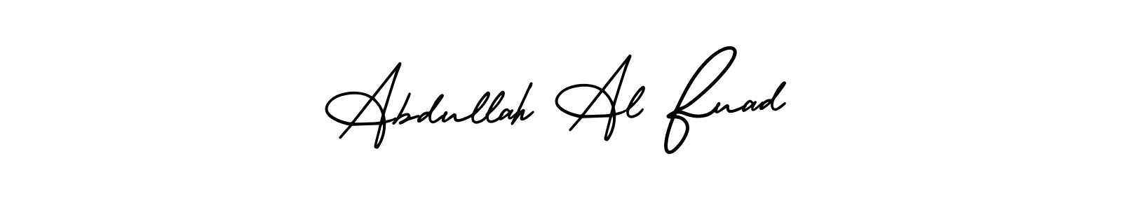 Make a beautiful signature design for name Abdullah Al Fuad. With this signature (AmerikaSignatureDemo-Regular) style, you can create a handwritten signature for free. Abdullah Al Fuad signature style 3 images and pictures png
