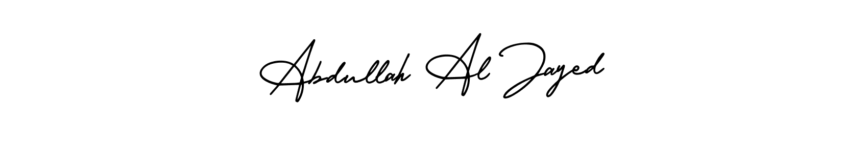 Make a beautiful signature design for name Abdullah Al Jayed. With this signature (AmerikaSignatureDemo-Regular) style, you can create a handwritten signature for free. Abdullah Al Jayed signature style 3 images and pictures png