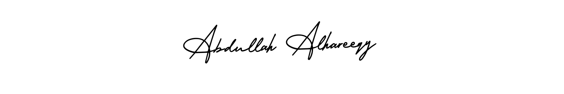 Make a beautiful signature design for name Abdullah Alhareeqy. With this signature (AmerikaSignatureDemo-Regular) style, you can create a handwritten signature for free. Abdullah Alhareeqy signature style 3 images and pictures png