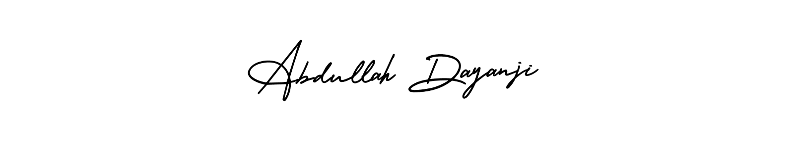How to Draw Abdullah Dayanji signature style? AmerikaSignatureDemo-Regular is a latest design signature styles for name Abdullah Dayanji. Abdullah Dayanji signature style 3 images and pictures png