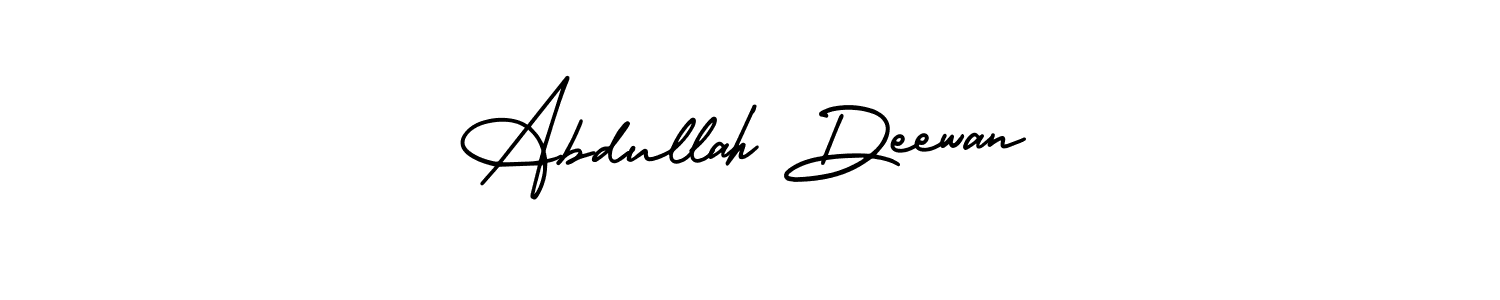 Create a beautiful signature design for name Abdullah Deewan. With this signature (AmerikaSignatureDemo-Regular) fonts, you can make a handwritten signature for free. Abdullah Deewan signature style 3 images and pictures png