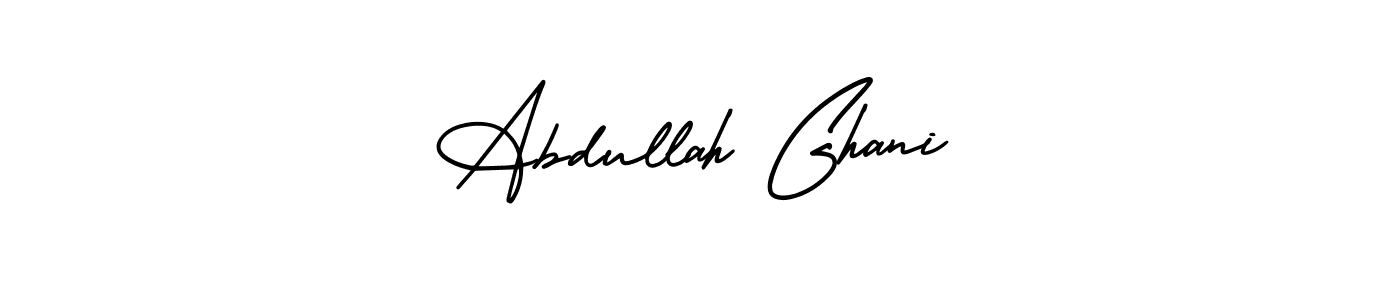 Also You can easily find your signature by using the search form. We will create Abdullah Ghani name handwritten signature images for you free of cost using AmerikaSignatureDemo-Regular sign style. Abdullah Ghani signature style 3 images and pictures png