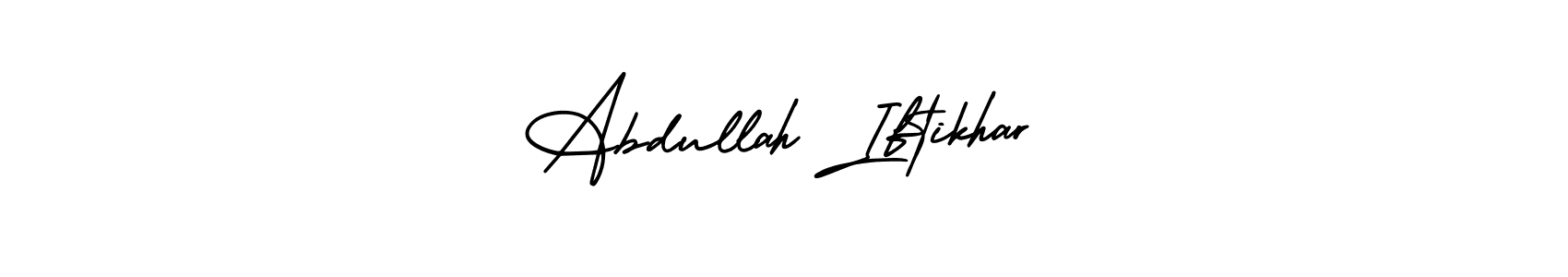 How to Draw Abdullah Iftikhar signature style? AmerikaSignatureDemo-Regular is a latest design signature styles for name Abdullah Iftikhar. Abdullah Iftikhar signature style 3 images and pictures png