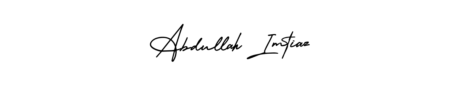 Make a beautiful signature design for name Abdullah Imtiaz. Use this online signature maker to create a handwritten signature for free. Abdullah Imtiaz signature style 3 images and pictures png