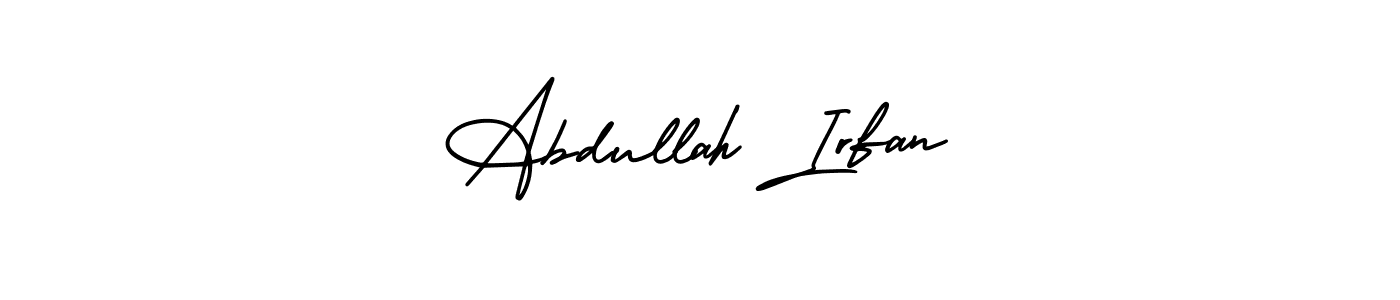 Also You can easily find your signature by using the search form. We will create Abdullah Irfan name handwritten signature images for you free of cost using AmerikaSignatureDemo-Regular sign style. Abdullah Irfan signature style 3 images and pictures png
