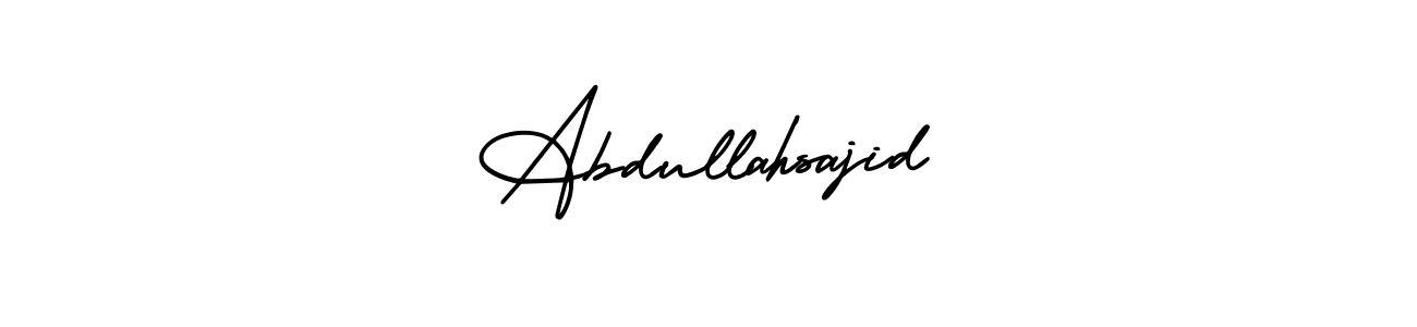 You can use this online signature creator to create a handwritten signature for the name Abdullahsajid. This is the best online autograph maker. Abdullahsajid signature style 3 images and pictures png