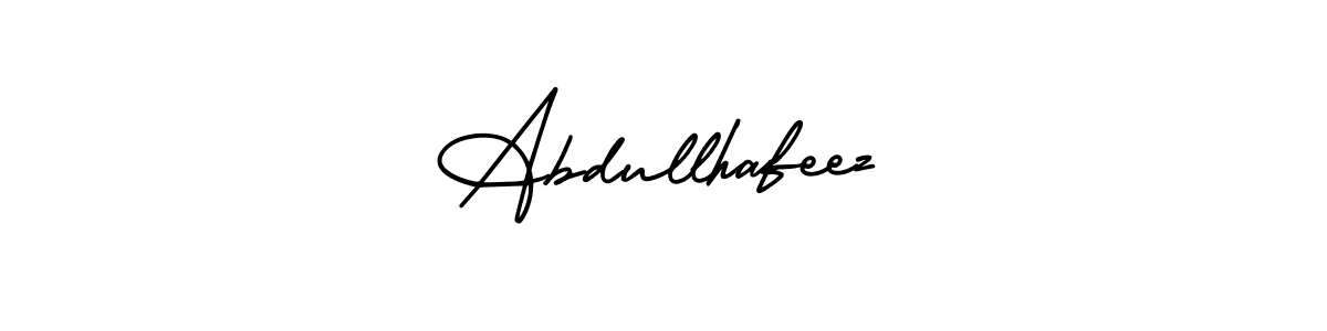 Make a beautiful signature design for name Abdullhafeez. With this signature (AmerikaSignatureDemo-Regular) style, you can create a handwritten signature for free. Abdullhafeez signature style 3 images and pictures png