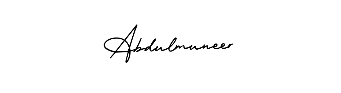 Design your own signature with our free online signature maker. With this signature software, you can create a handwritten (AmerikaSignatureDemo-Regular) signature for name Abdulmuneer. Abdulmuneer signature style 3 images and pictures png