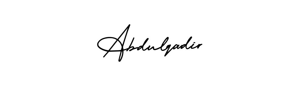 Design your own signature with our free online signature maker. With this signature software, you can create a handwritten (AmerikaSignatureDemo-Regular) signature for name Abdulqadir. Abdulqadir signature style 3 images and pictures png