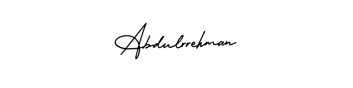 Abdulrrehman stylish signature style. Best Handwritten Sign (AmerikaSignatureDemo-Regular) for my name. Handwritten Signature Collection Ideas for my name Abdulrrehman. Abdulrrehman signature style 3 images and pictures png