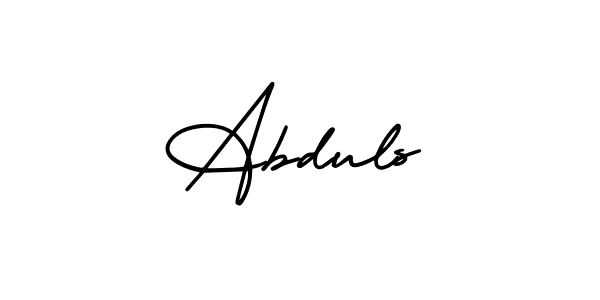 How to Draw Abduls signature style? AmerikaSignatureDemo-Regular is a latest design signature styles for name Abduls. Abduls signature style 3 images and pictures png