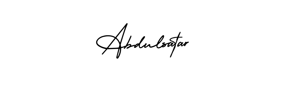 Abdulsatar stylish signature style. Best Handwritten Sign (AmerikaSignatureDemo-Regular) for my name. Handwritten Signature Collection Ideas for my name Abdulsatar. Abdulsatar signature style 3 images and pictures png