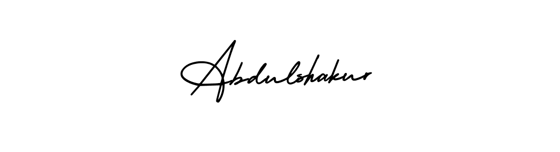 Use a signature maker to create a handwritten signature online. With this signature software, you can design (AmerikaSignatureDemo-Regular) your own signature for name Abdulshakur. Abdulshakur signature style 3 images and pictures png