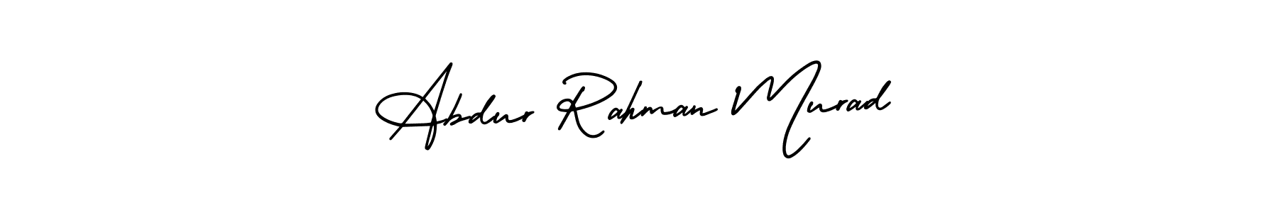 Design your own signature with our free online signature maker. With this signature software, you can create a handwritten (AmerikaSignatureDemo-Regular) signature for name Abdur Rahman Murad. Abdur Rahman Murad signature style 3 images and pictures png