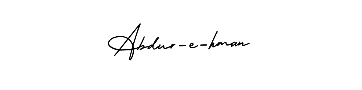 Create a beautiful signature design for name Abdur-e-hman. With this signature (AmerikaSignatureDemo-Regular) fonts, you can make a handwritten signature for free. Abdur-e-hman signature style 3 images and pictures png