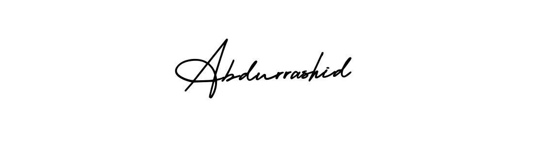 How to Draw Abdurrashid signature style? AmerikaSignatureDemo-Regular is a latest design signature styles for name Abdurrashid. Abdurrashid signature style 3 images and pictures png