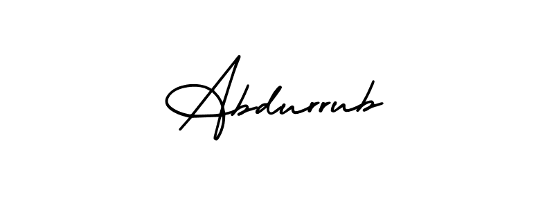 Abdurrub stylish signature style. Best Handwritten Sign (AmerikaSignatureDemo-Regular) for my name. Handwritten Signature Collection Ideas for my name Abdurrub. Abdurrub signature style 3 images and pictures png