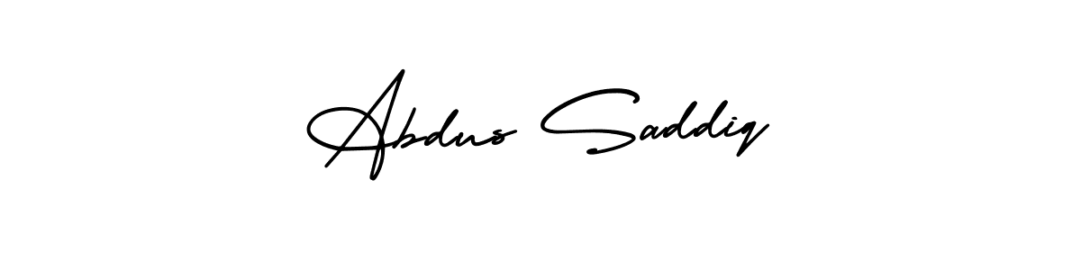 Abdus Saddiq stylish signature style. Best Handwritten Sign (AmerikaSignatureDemo-Regular) for my name. Handwritten Signature Collection Ideas for my name Abdus Saddiq. Abdus Saddiq signature style 3 images and pictures png