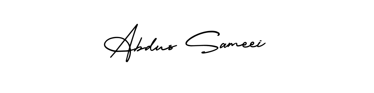 Abdus Sameei stylish signature style. Best Handwritten Sign (AmerikaSignatureDemo-Regular) for my name. Handwritten Signature Collection Ideas for my name Abdus Sameei. Abdus Sameei signature style 3 images and pictures png