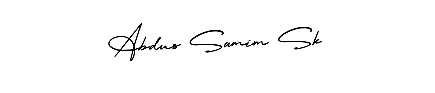 Check out images of Autograph of Abdus Samim Sk name. Actor Abdus Samim Sk Signature Style. AmerikaSignatureDemo-Regular is a professional sign style online. Abdus Samim Sk signature style 3 images and pictures png