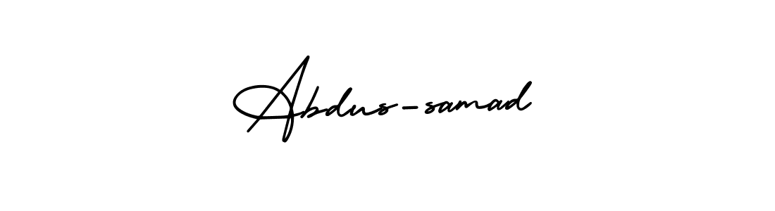 Abdus-samad stylish signature style. Best Handwritten Sign (AmerikaSignatureDemo-Regular) for my name. Handwritten Signature Collection Ideas for my name Abdus-samad. Abdus-samad signature style 3 images and pictures png