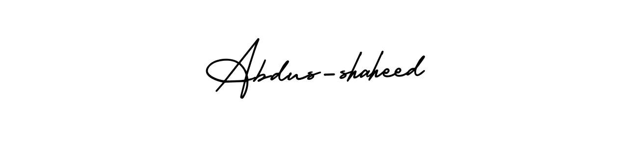 if you are searching for the best signature style for your name Abdus-shaheed. so please give up your signature search. here we have designed multiple signature styles  using AmerikaSignatureDemo-Regular. Abdus-shaheed signature style 3 images and pictures png