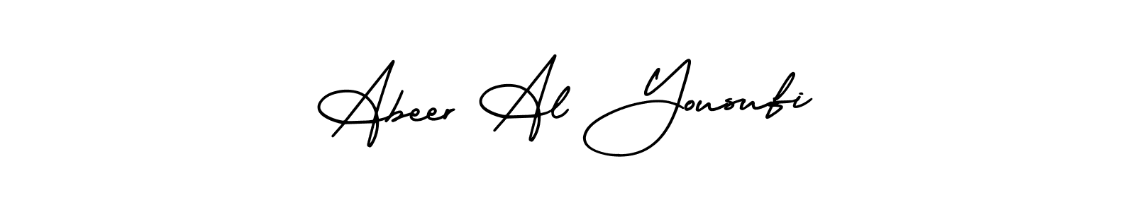 Make a short Abeer Al Yousufi signature style. Manage your documents anywhere anytime using AmerikaSignatureDemo-Regular. Create and add eSignatures, submit forms, share and send files easily. Abeer Al Yousufi signature style 3 images and pictures png