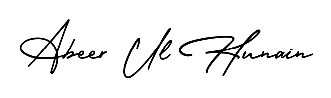 How to make Abeer Ul Hunain signature? AmerikaSignatureDemo-Regular is a professional autograph style. Create handwritten signature for Abeer Ul Hunain name. Abeer Ul Hunain signature style 3 images and pictures png