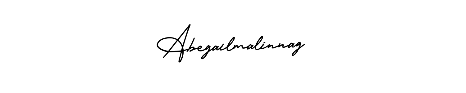 Design your own signature with our free online signature maker. With this signature software, you can create a handwritten (AmerikaSignatureDemo-Regular) signature for name Abegailmalinnag. Abegailmalinnag signature style 3 images and pictures png