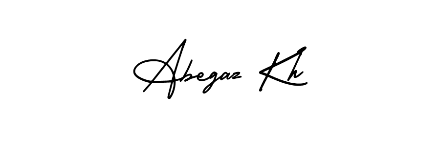Make a beautiful signature design for name Abegaz Kh. Use this online signature maker to create a handwritten signature for free. Abegaz Kh signature style 3 images and pictures png