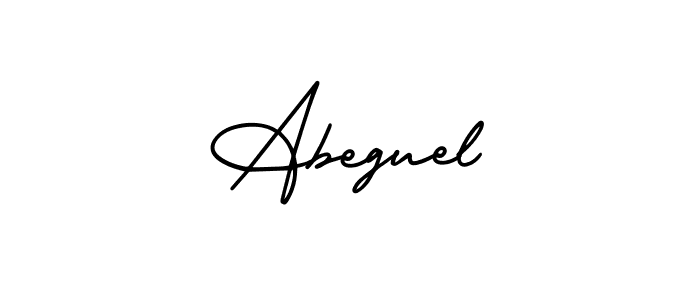 Make a beautiful signature design for name Abeguel. With this signature (AmerikaSignatureDemo-Regular) style, you can create a handwritten signature for free. Abeguel signature style 3 images and pictures png