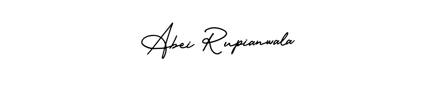 Design your own signature with our free online signature maker. With this signature software, you can create a handwritten (AmerikaSignatureDemo-Regular) signature for name Abei Rupianwala. Abei Rupianwala signature style 3 images and pictures png