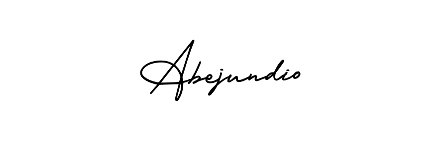 Design your own signature with our free online signature maker. With this signature software, you can create a handwritten (AmerikaSignatureDemo-Regular) signature for name Abejundio. Abejundio signature style 3 images and pictures png