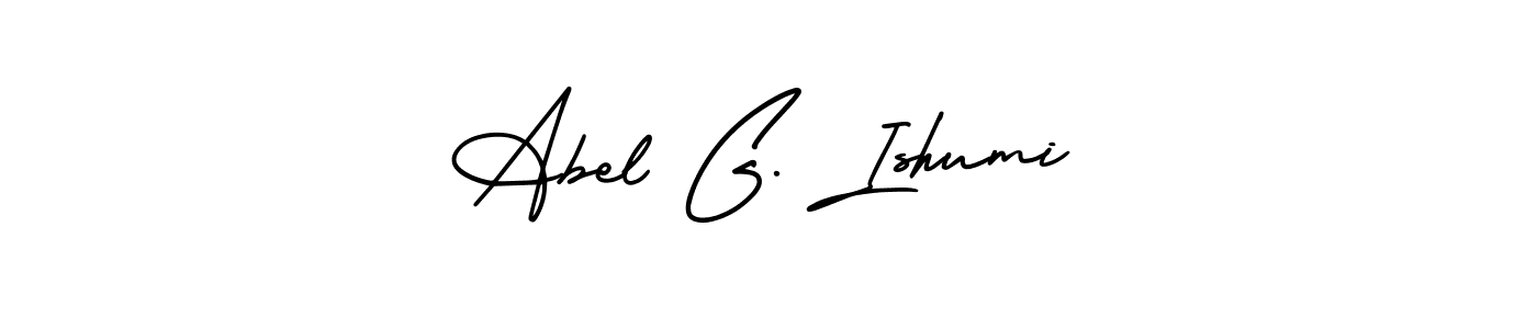 How to make Abel G. Ishumi signature? AmerikaSignatureDemo-Regular is a professional autograph style. Create handwritten signature for Abel G. Ishumi name. Abel G. Ishumi signature style 3 images and pictures png