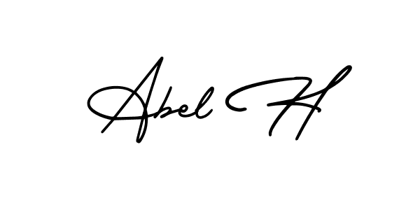 Make a short Abel H signature style. Manage your documents anywhere anytime using AmerikaSignatureDemo-Regular. Create and add eSignatures, submit forms, share and send files easily. Abel H signature style 3 images and pictures png
